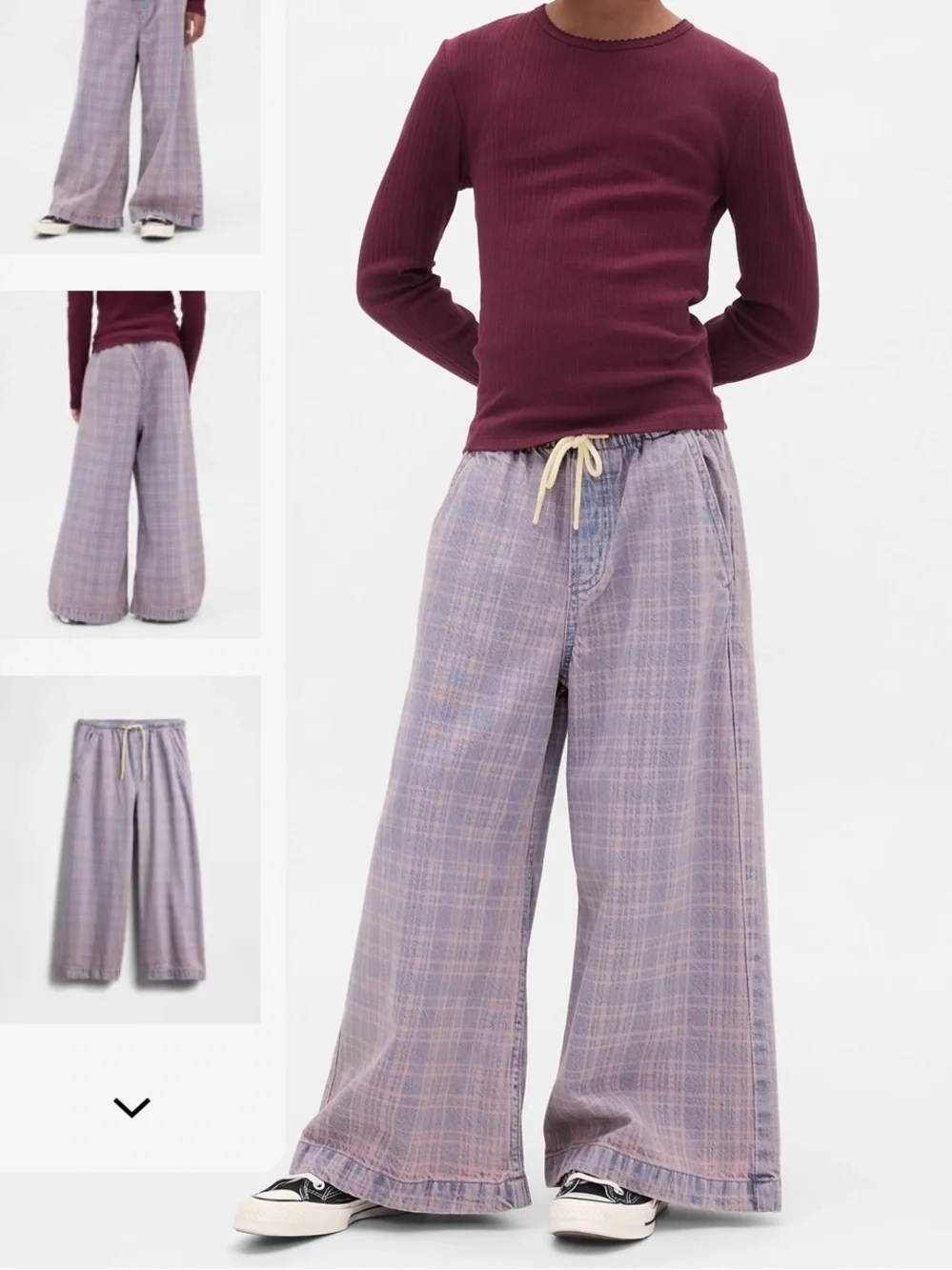 Gap Kids Pink Low Waisted Easy Baggy Jeans